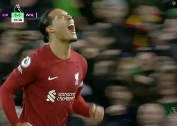فيديو فان دايك يسجل هدف ليفربول الأول أمام ولفرهامبتون