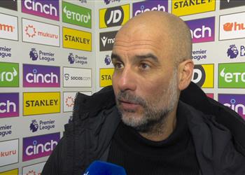 جوارديولا احتجنا إلى الصبر أمام كريستال بالاس وهالاند عانى من رقابة مزدوجة