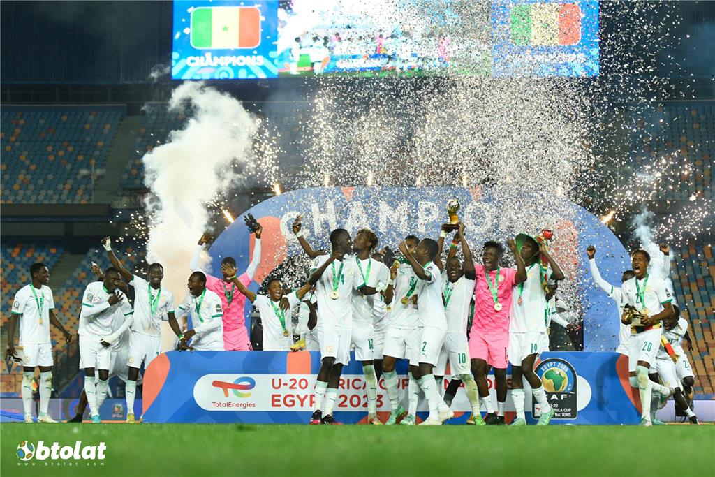 صور مباراة السنغال وجامبيا في نهائي كأس أمم أفريقيا للشباب