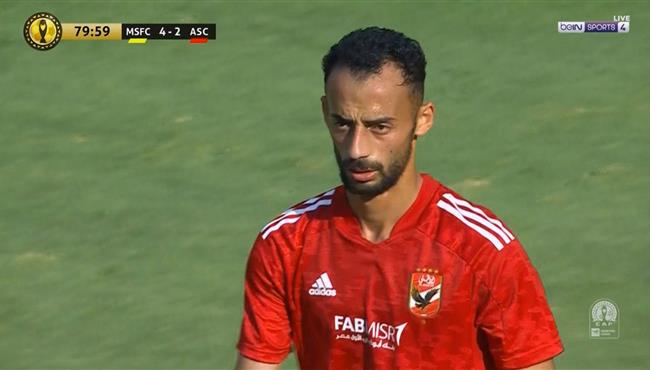 احمد عبدالقادر يهدر هدف محقق للاهلي امام صن داونز