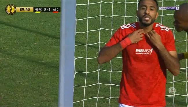 كهربا يهدر هدف محقق في مباراة الاهلي وصن داونز