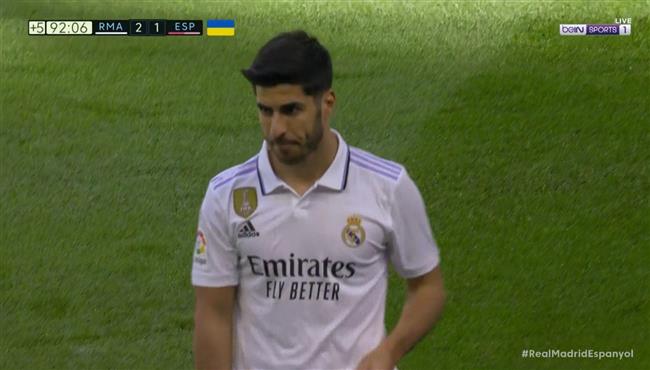 هدف اسينسيو في مرمي اسبانيول بالدوري الاسباني