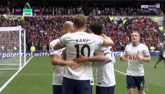 اهداف مباراة توتنهام ونوتينجهام فورست 3 1 الدوري الانجليزي