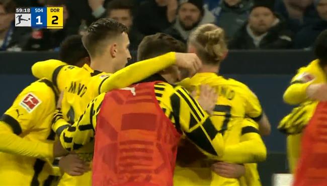 اهداف مباراة بوروسيا دورتموند وشالكة 2 2 الدوري الالماني