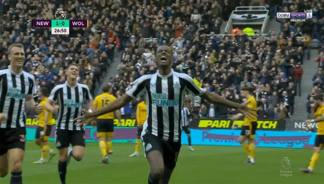 اهداف مباراة نيوكاسل وولفرهامبتون 2 1 الدوري الانجليزي
