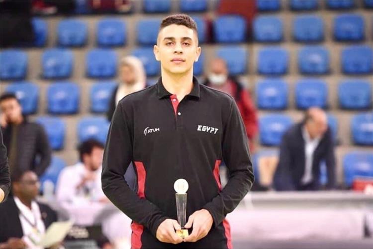 مهاب ياسر لاعب الزمالك لكرة السلة