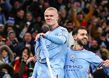 فيديو هاتريك هالاند يسجل هدف مانشستر سيتي الثالث أمام لايبزيج