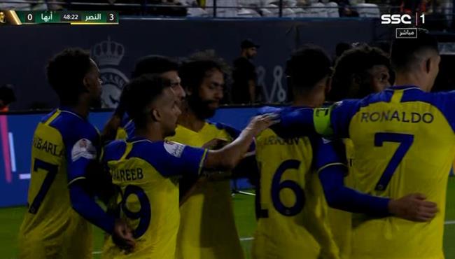 هدف النصر الثالث في مرمي ابها بكأس خادم الحرمين