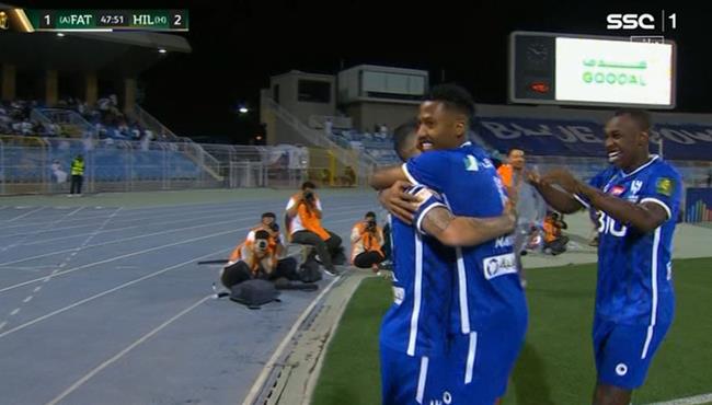 هدف الهلال الثاني في مرمي الفتح بكأس خادم الحرمين