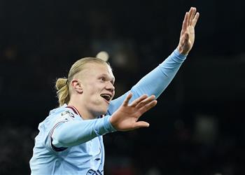 استمر 94 عام ا هالاند يحطم رقم ا قياسي ا بعد تسجيله ميجا هاتريك أمام لايبزيج