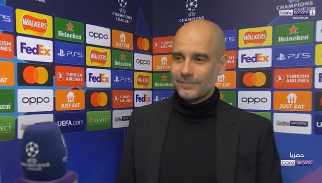 تصريحات جوارديولا بعد فوز مانشستر سيتي علي لايبزيج بدوري ابطال اوروبا