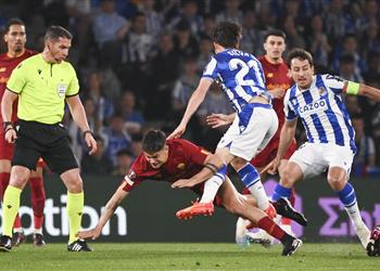 روما يتعادل سلبيا مع ريال سوسيداد ويتأهل إلى ربع نهائي الدوري الأوروبي