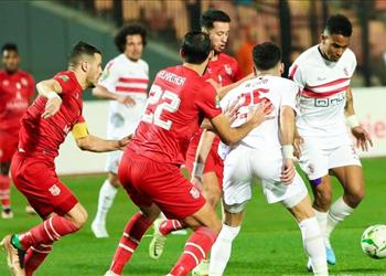 فيديو زكريا دراوري وليونيل وامبا يسجلان الهدفين الأول والثاني لشباب بلوزداد أمام الزمالك