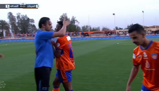 اهداف مباراة الفيحاء والعدالة 1 1 الدوري السعودي