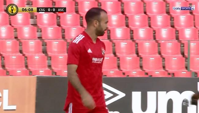 افشة كاد ان يسجل هدف رائع امام القطن بدوري ابطال افريقيا