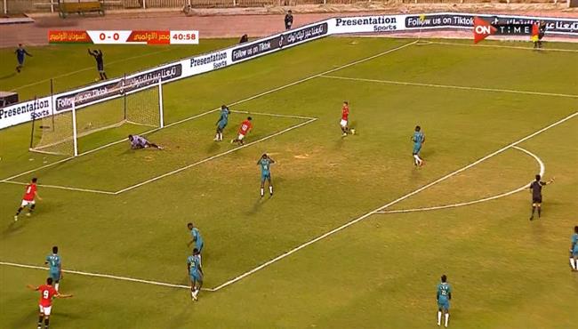 هدف مصر الاولمبي الاول في مرمي السودان الاولمبي 1 0 مباراة ودية