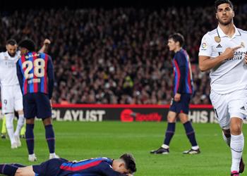 فيديو الفار يلغي هدف ريال مدريد الثاني أمام برشلونة في الكلاسيكو