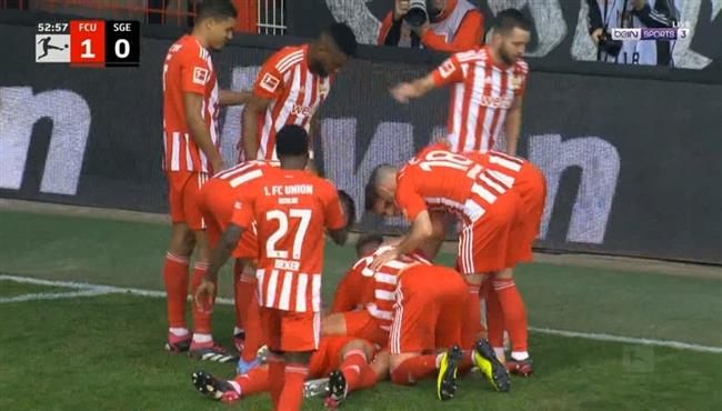 اهداف مباراة يونيون برلين واينتراخت فرانكفورت 2 0 الدوري الالماني
