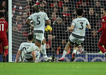 محمد صلاح يحقق رقم ا شخصي ا مميز ا بعد هدفه في مباراة ليفربول وولفرهامبتون