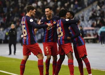 تشكيل برشلونة أمام ريال مدريد في كأس ملك إسبانيا توريس يقود الهجوم
