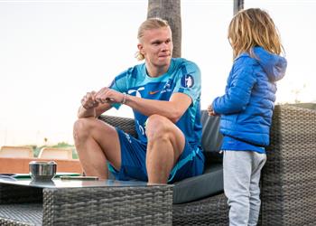 منتخب النرويج ي علن إصابة هالاند وغيابه أمام إسبانيا وجورجيا