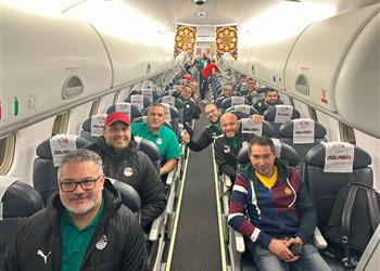 صور تفاصيل رحلة منتخب مصر الأوليمبي إلى زامبيا