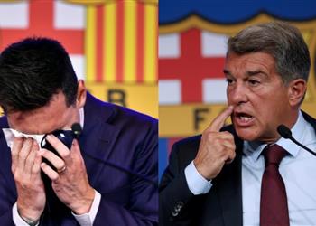 لابورتا يجب أن أجد طريقة لتحسين علاقة ميسي مع برشلونة والباب مفتوح لعودته