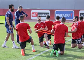 مران الأهلي انتظام ثنائي الفريق وكولر ي جهز اللاعبين بدني ا قبل مواجهة الهلال