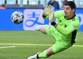 منتخب بلجيكا ي علن في بيان رسمي إصابة كورتوا قبل مباراة ألمانيا