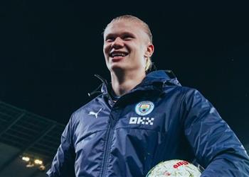 هالاند يعود إلى إنجلترا وفحوصات طبية تنتظره مع مانشستر سيتي