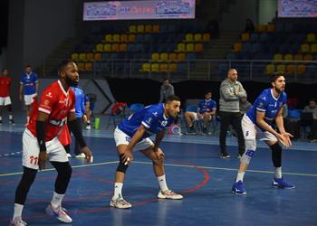 الأهلي يفوز على سموحة في أولى مباريات نصف نهائي دوري الطائرة