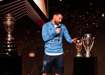كونميبول يكرم منتخب الأرجنتين وميسي يصرح حققت كل شيء في كرة القدم