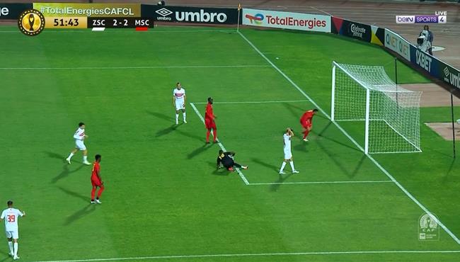 احمد بلحاج يهدر انفراد امام المريخ السوداني بعد تمريرة رائعة من زيزو