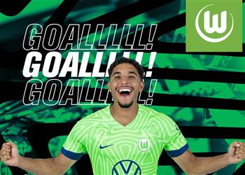 فيديو عمر مرموش يسجل هدف فولفسبورج الأول أمام آينتراخت فرانكفورت