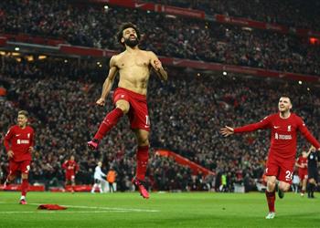 بعد هدفيه أمام مانشستر يونايتد محمد صلاح يصبح الهداف التاريخي لـ ليفربول في الدوري الانجليزي