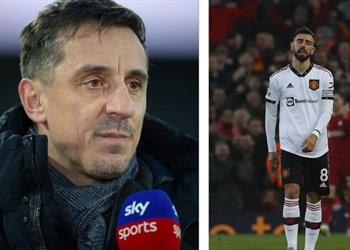 جاري نيفيل مانشستر يونايتد كانوا كالأشلاء أمام ليفربول وأداء فرنانديز وصمة عار