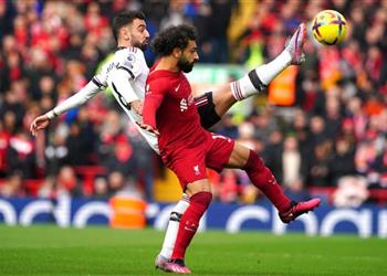 حقيقة رغبة برونو فرنانديز في مغادرة مباراة مانشستر وليفربول بعد هدف محمد صلاح