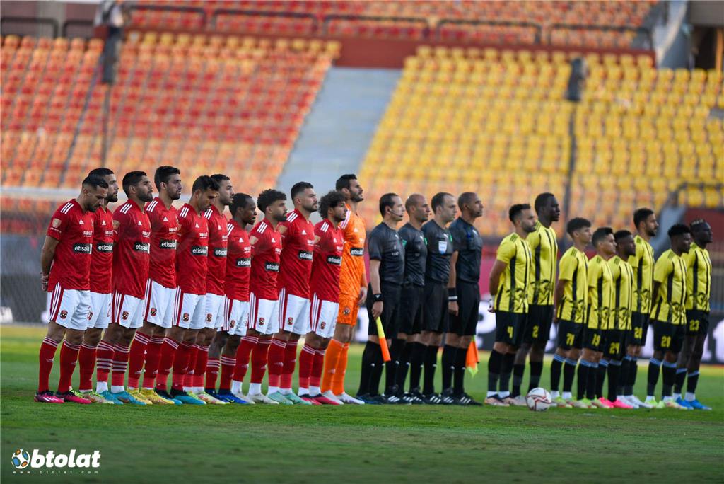صور مباراة الاهلي والمقاولون العرب في الدوري المصري