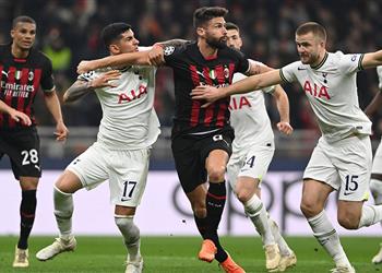 تأخير موعد انطلاق مباراة توتنهام وميلان في دوري أبطال أوروبا