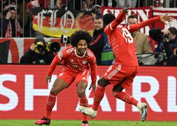 فيديو جنابري يسجل هدف بايرن ميونخ الثاني أمام باريس سان جيرمان