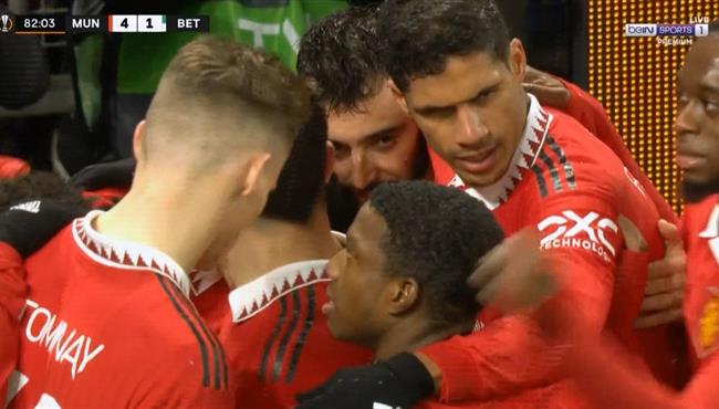 اهداف مباراة مانشستر يونايتد وريال بيتيس 4 1 الدوري الاوروبي