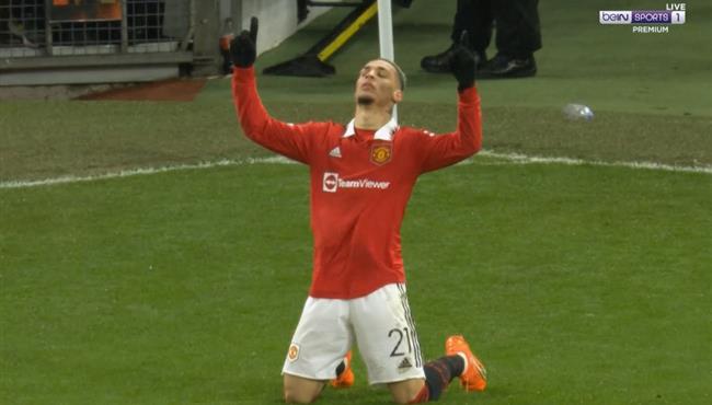 هدف انتوني الرائع في مرمي ريال بيتيس بالدوري الاوروبي