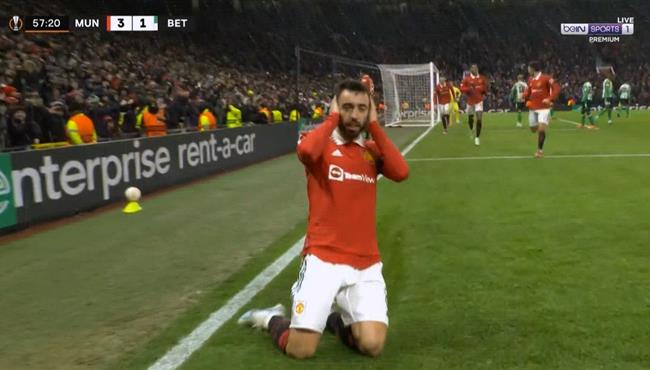 هدف فيرنانديز في مرمي ريال بيتيس بالدوري الاوروبي