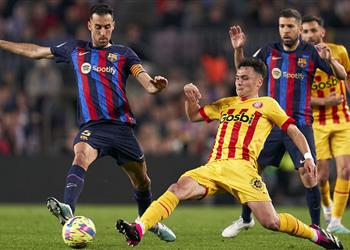 بوسكيتس بعد تعادل برشلونة مع جيرونا نريد حسم لقب الليجا في أسرع وقت ممكن