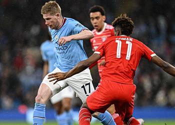 جوارديولا يوضح سبب استبدال دي بروين في مباراة مانشستر سيتي وبايرن ميونخ