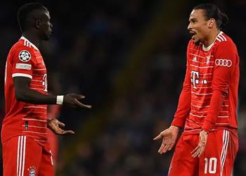 بيلد ماني ضرب ساني بعد مباراة بايرن ميونخ ومانشستر سيتي