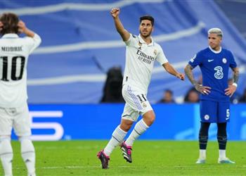 فيديو أسينسيو يسجل هدف ريال مدريد الثاني أمام تشيلسي بعد 3 دقائق من مشاركته كبديل