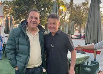 أول ظهور لمدرب الزمالك الجديد داخل النادي وجلسة مع مرتضى منصور