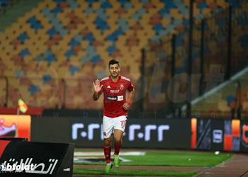 فيديو محمد شريف يسجل هدف الأهلي الثاني أمام فاركو في الدوري المصري