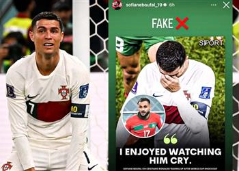 سفيان بوفال ينفي تصريحاته بشأن كريستيانو رونالدو